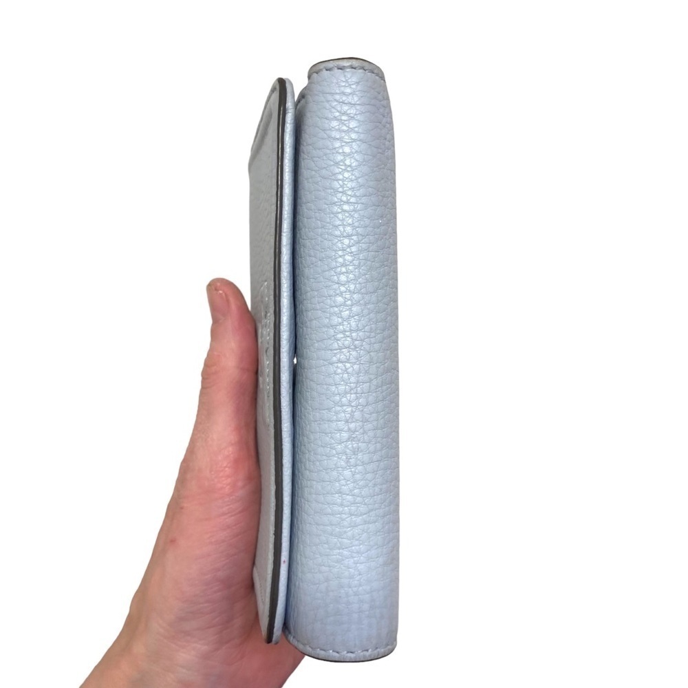 Tory Burch light blue leather wallet - Picture 3 of 16